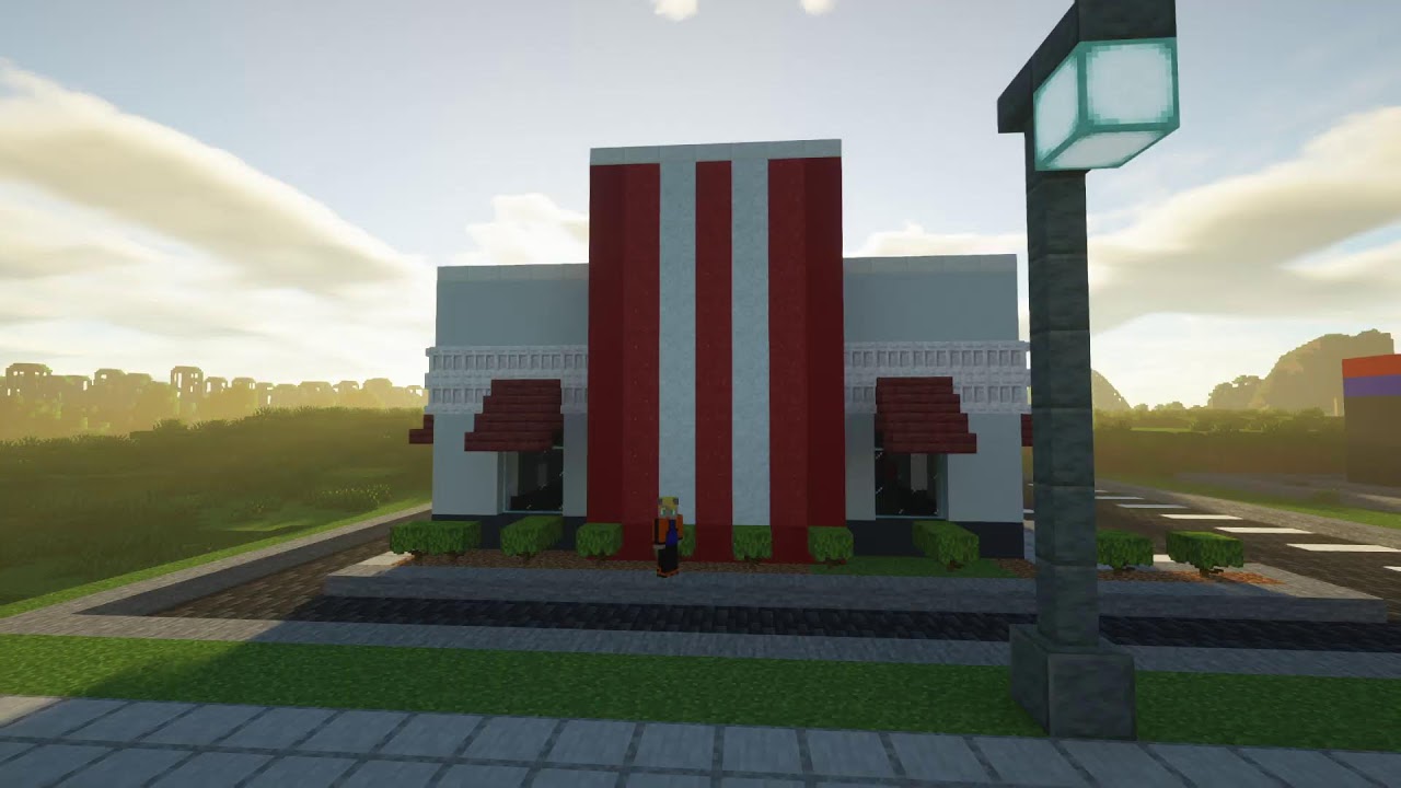 Making the third Fast Food Restaurant | Minecraft Ep. 91