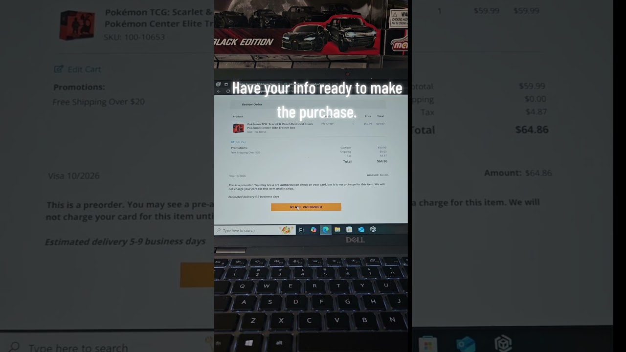 How to preorder Pok&eacute;mon from the Pok&eacute;mon Center