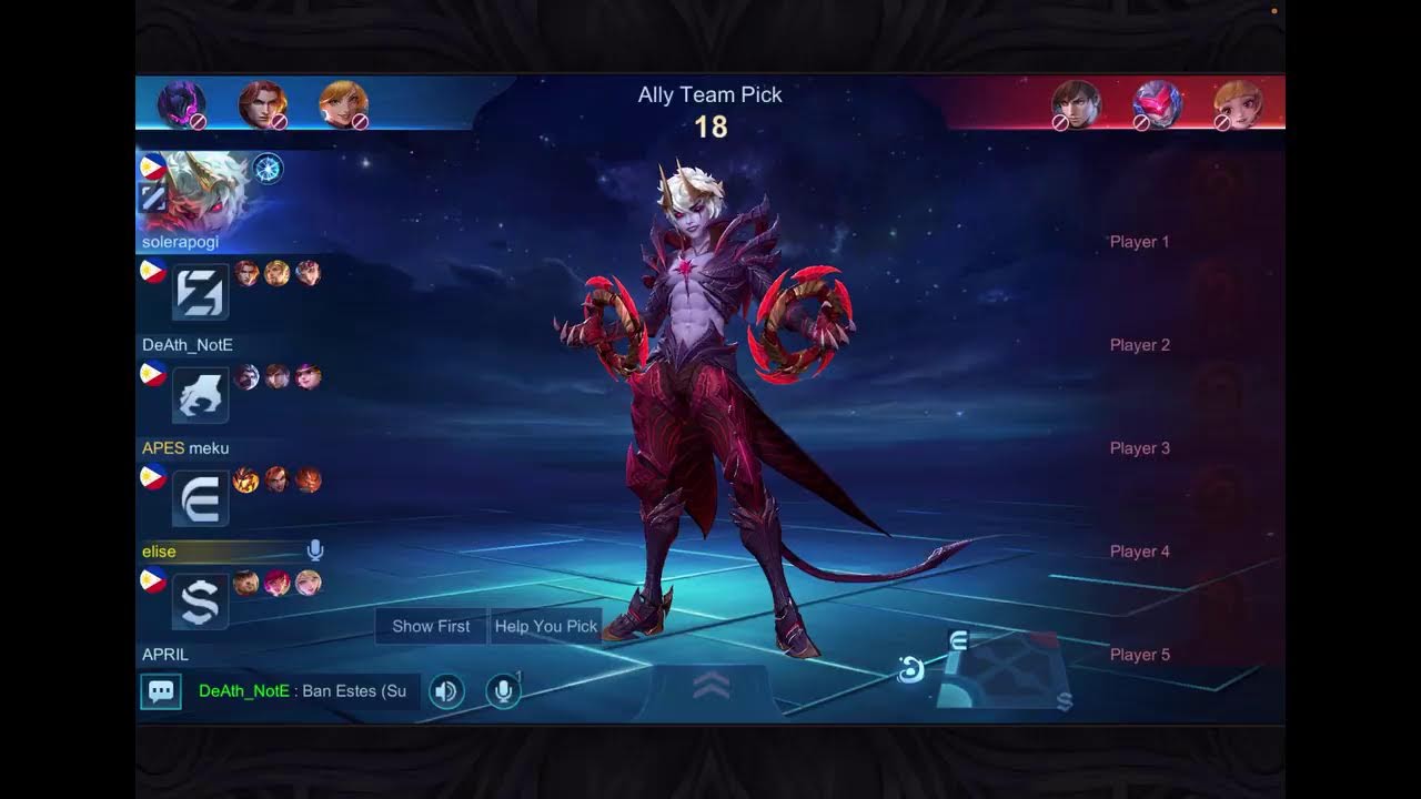 Mobile Legends Welcome to dark system world