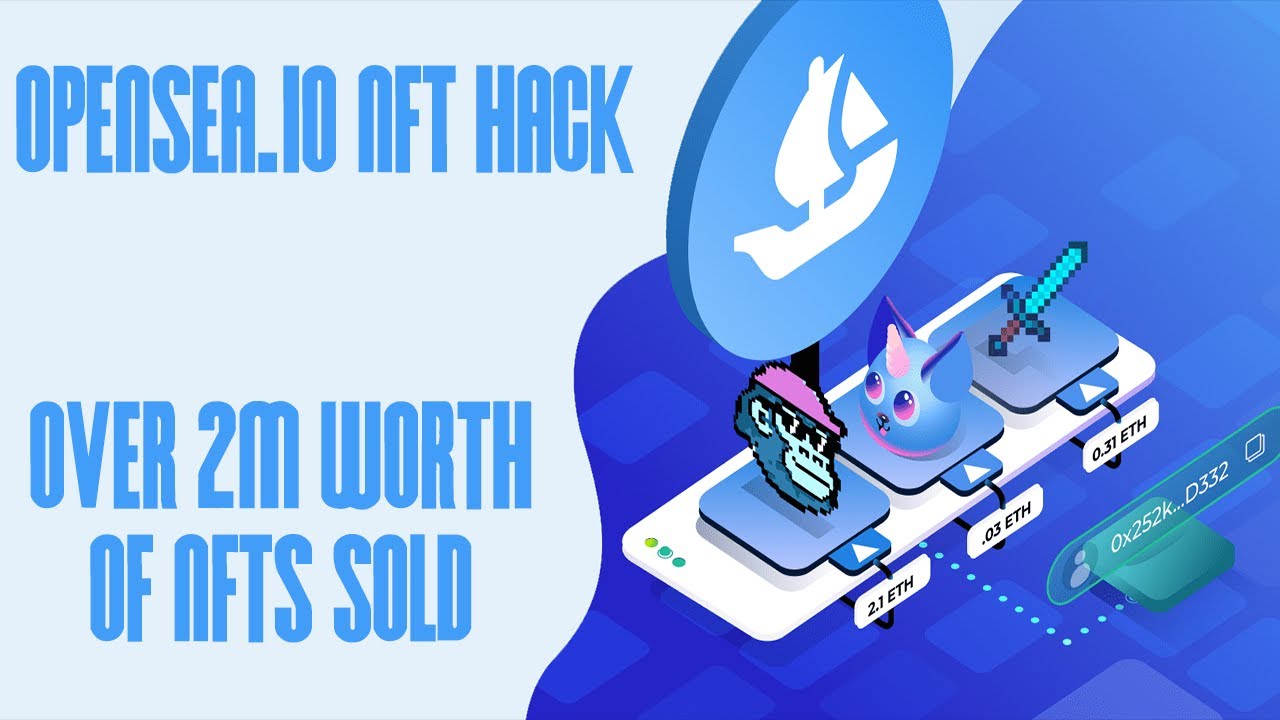 opensea 2 MILLION dollar nft hack v2 contract exploit live 2m sold bored ape yacht club doodles new!
