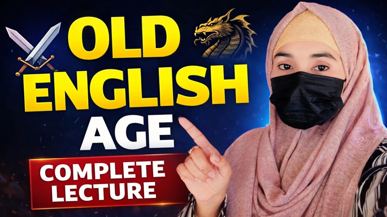Old English Period (Anglo-Saxon Age) | Complete Lecture | History of English Literature