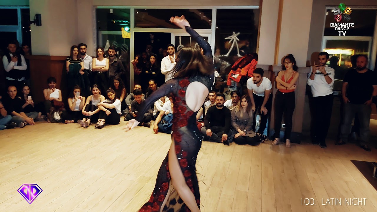 Melisa Sahra KATILMIŞ Solo Show #Salsa ''100. Latin Night'' #zonguldak Diamante DANCE #diamantedance