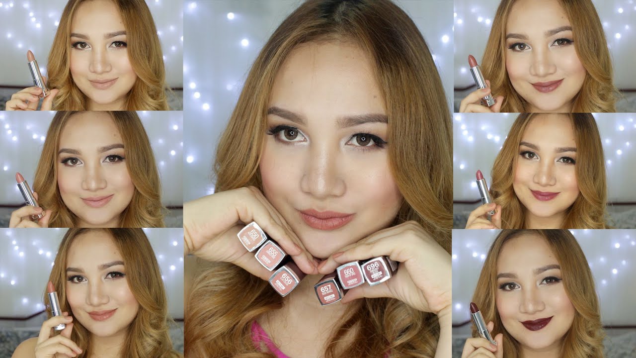 Maybelline Creamy Mattes in Brown Nudes | Swatches + Mini Review