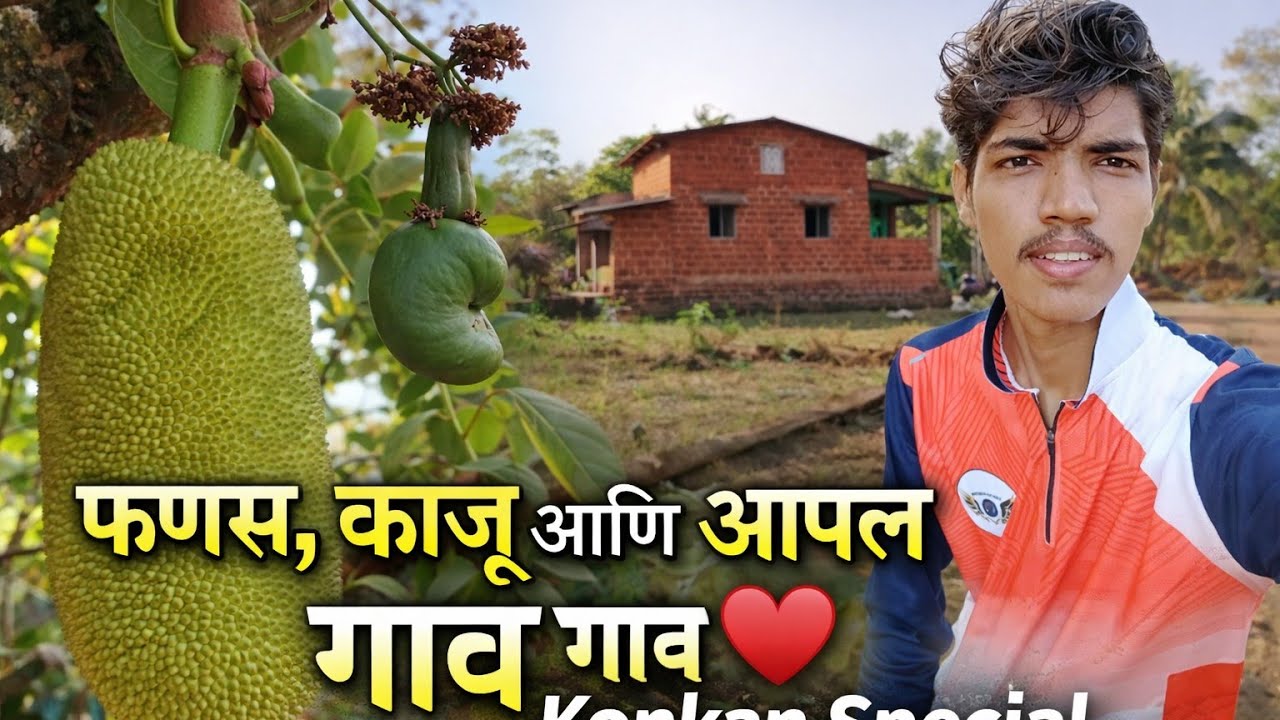 गावच्या रानात एक दिवस – काजू बिया आणि निसर्ग 🌄Rural Life,Konkan Village Life