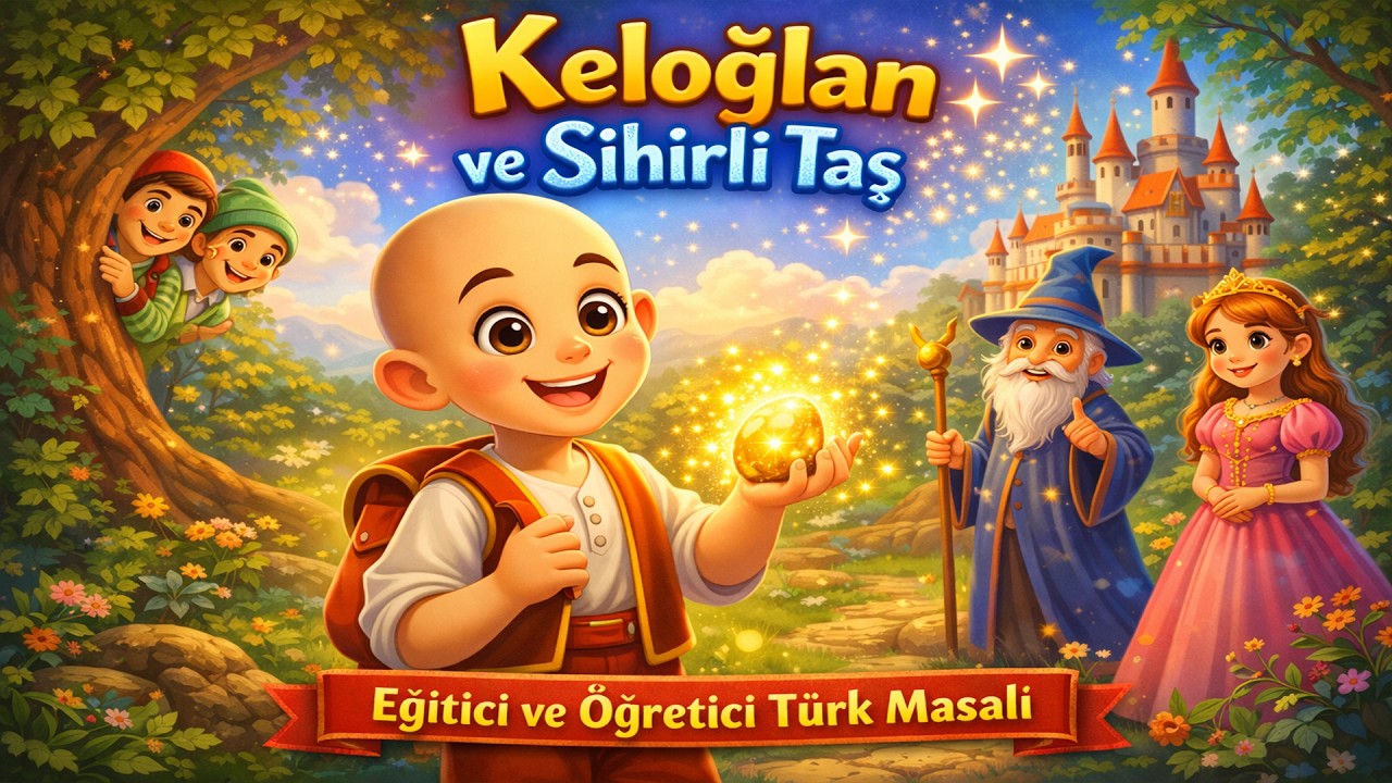 Keloğlan ve Sihirli Taş ✨ | Eğitici ve Öğretici Türk Masalı