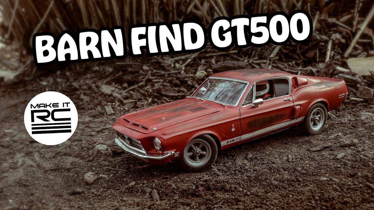 Trying to Add Patina to this Custom 1/25 Scale RC Shelby GT500 🎨 + Installing New Springs