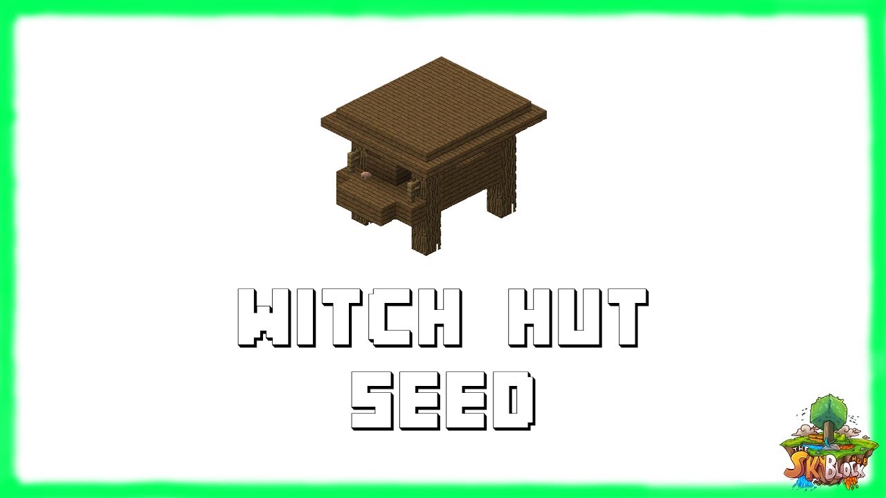 ✔ Minecraft 1.18.1: Best Witch Hut Seed! (2022)