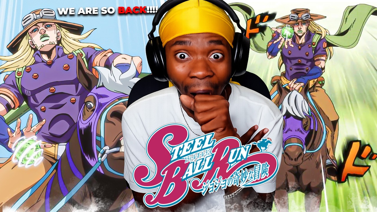 GYRO ZEPPLELI IS THAT GUY!! JoJo Part 7 STEEL BALL RUN Episode 1 Reaction!!