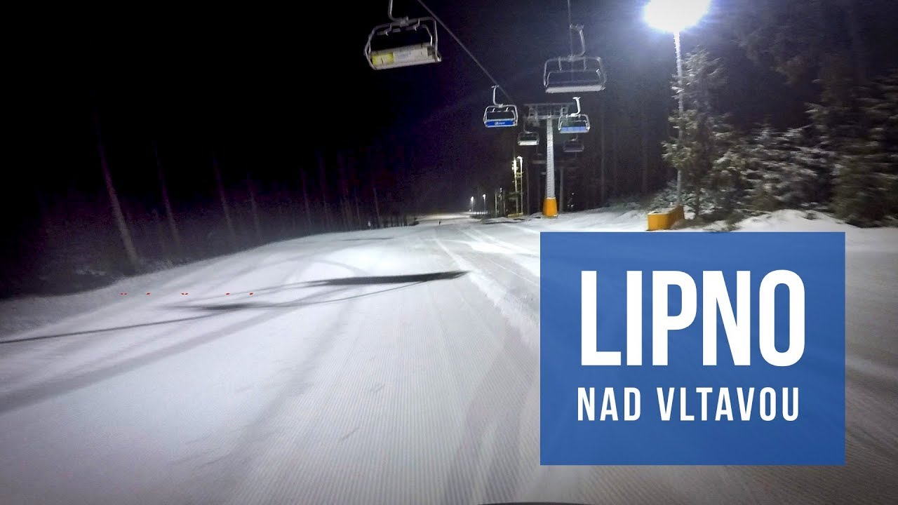 Lipno ski - nočn&iacute; lyžov&aacute;n&iacute; Kramol&iacute;n - Jezern&iacute;