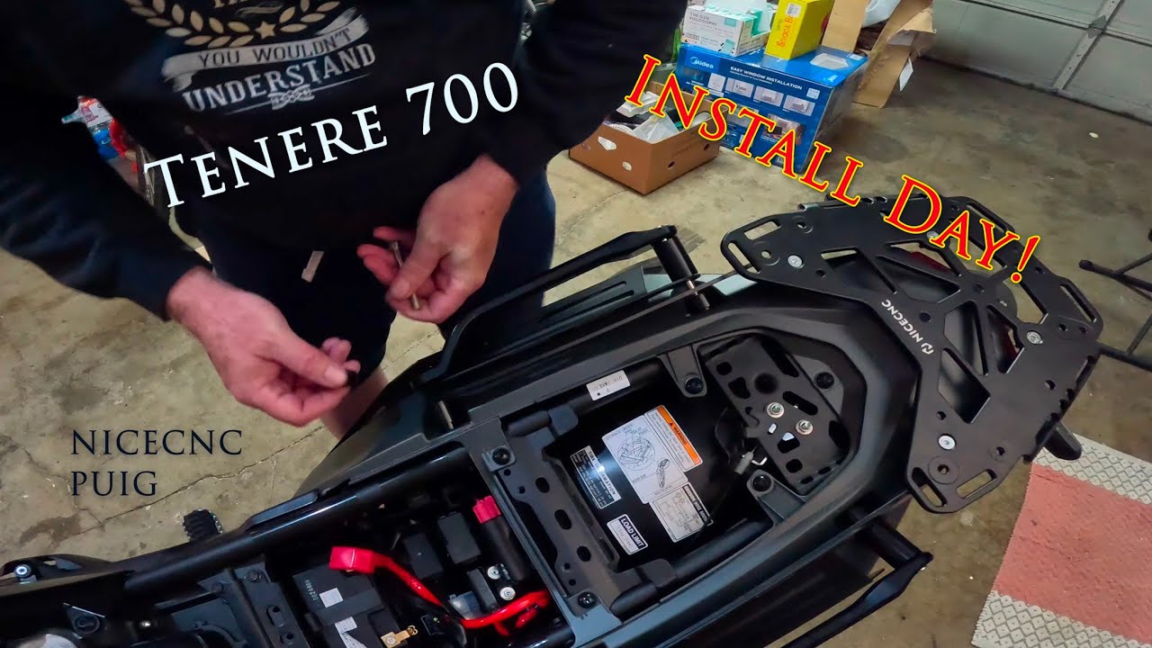 WE ARE NOT ALWAYS RIDING!     Install Video 2024 Tenere 700 T7 - NICECNC - PUIG Detailed Instruction