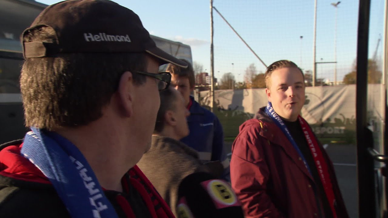 Hossen, zingen, brullen: op pad met fans Helmond Sport naar Heerenveen