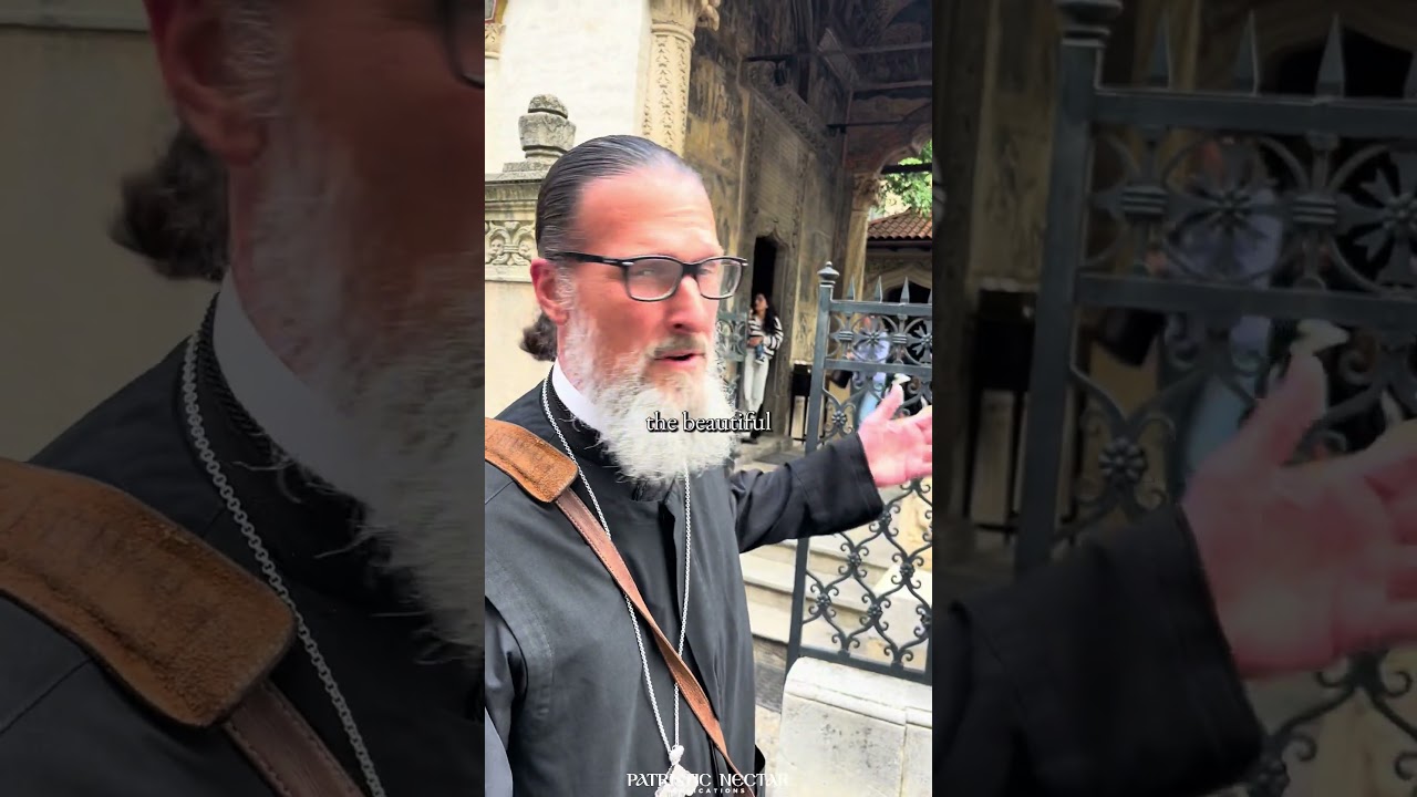 Father Josiah Trenham at Stavro Poleos Church
