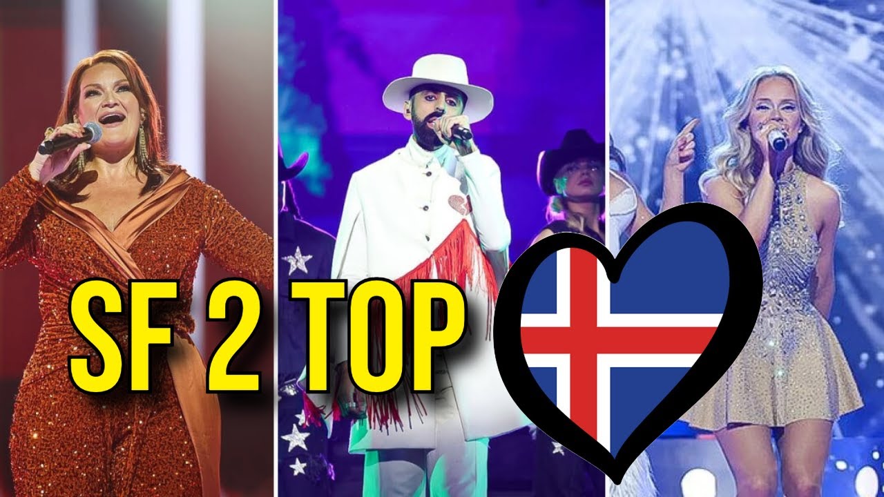 Iceland Söngvakeppnin 2024 : SF 2 Ranking 