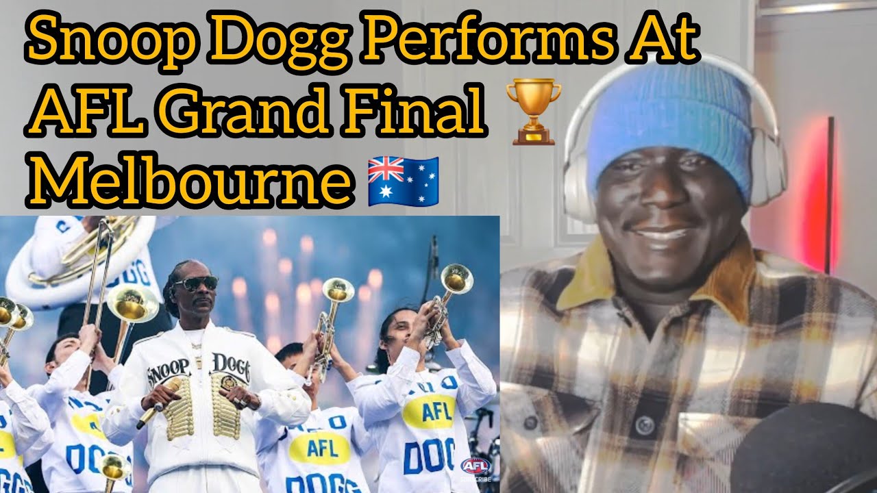 Snoop Dogg Lightning Up AFL Grand Final, Full Reaction in 4K 