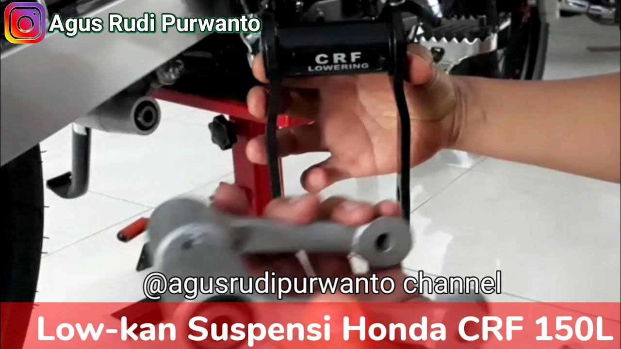 Modif memendek-kan  (Lower) Shock Belakang Honda CRF 150L terbaru by Agus Rudi Purwanto Wonogiri