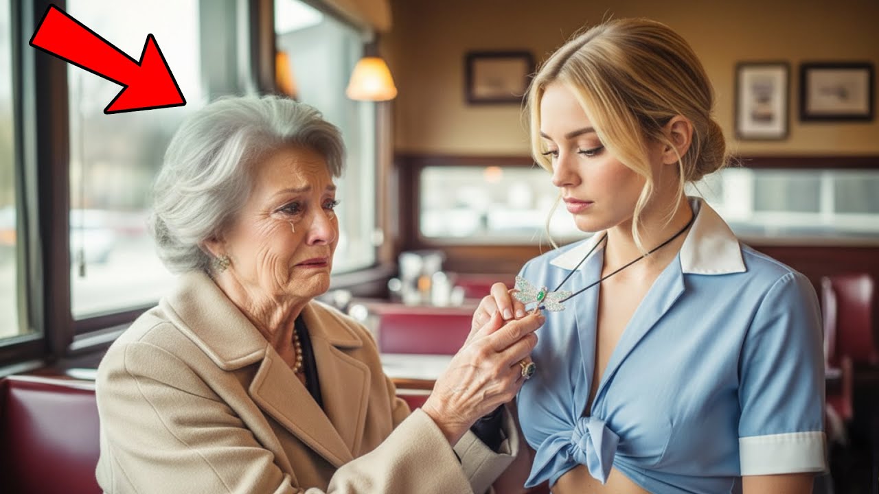 Billionaire Grandma Sees a Poor Waitress Wearing a Family Heirloom—Instantly Cries...