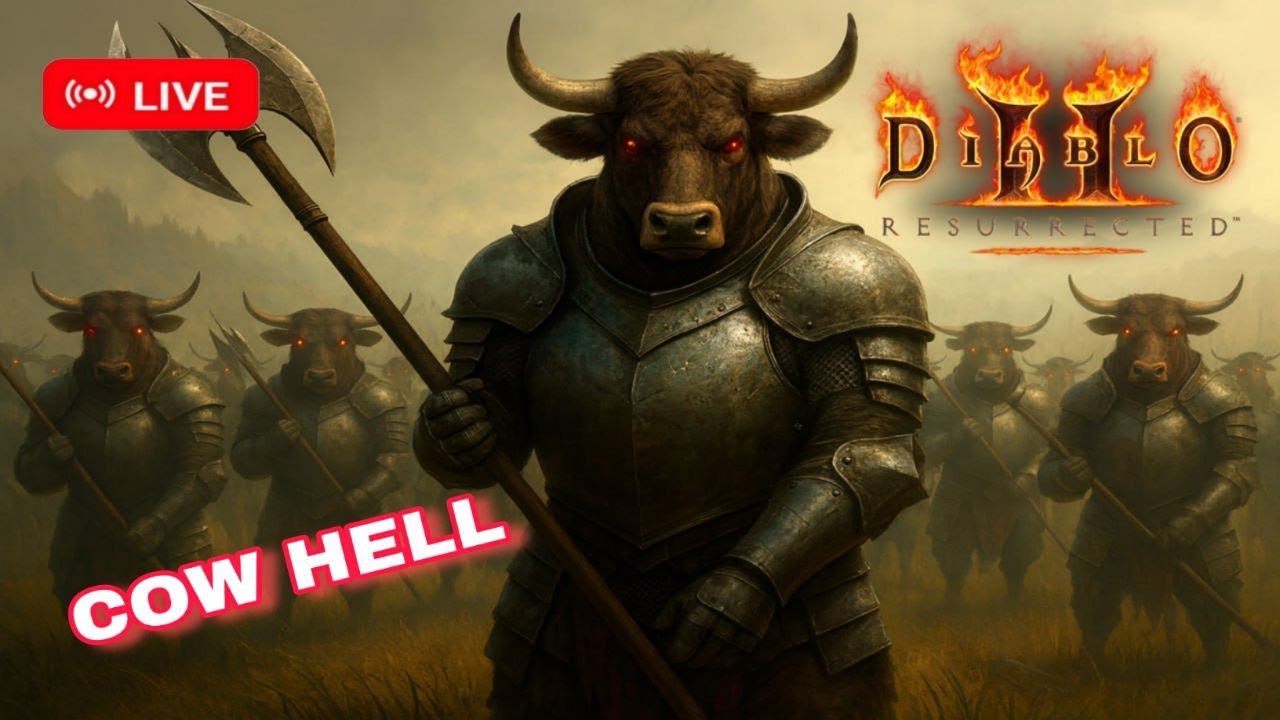 How to make the SECRET COW LEVEL in Diablo 2 Resurrected Diablo II Resurrected in LIVE