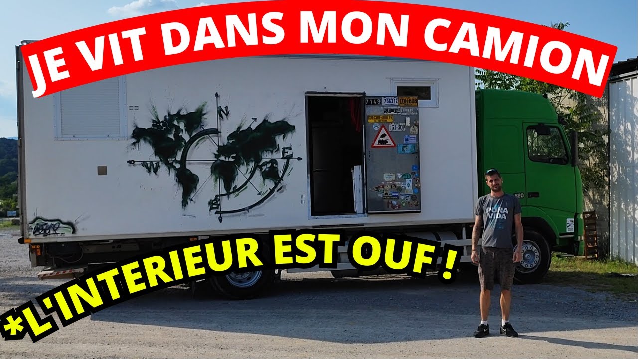François vit SEUL dans son GROS CAMION aménagé depuis plusieurs années