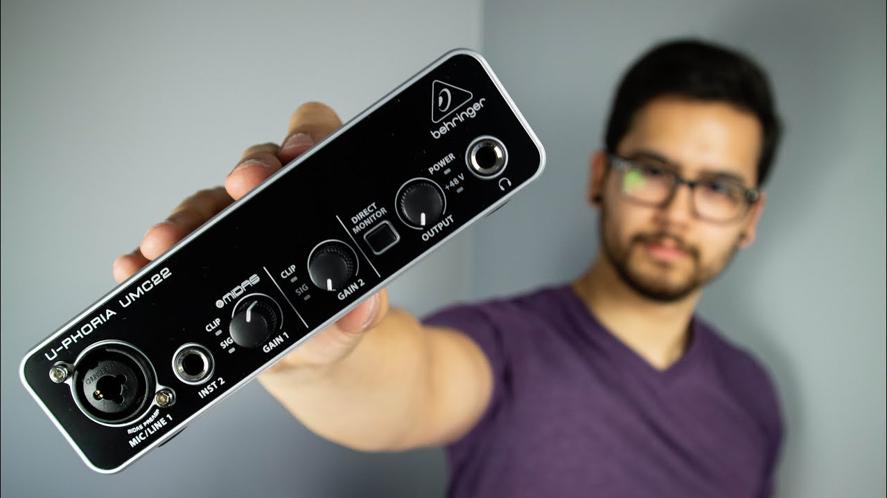 Behringer UMC22: Interface de áudio para iniciantes!