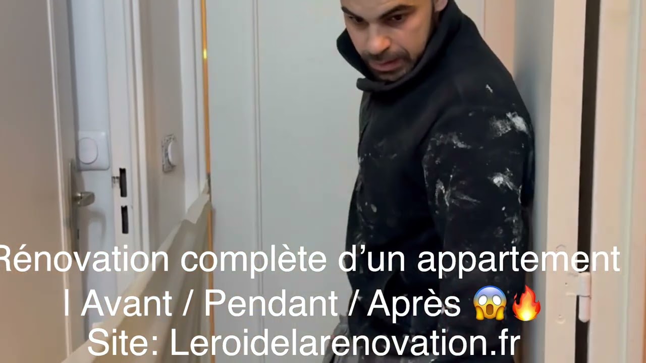 Rénovation complète d’un appartement | Avant / Pendant / Après 😱🔥