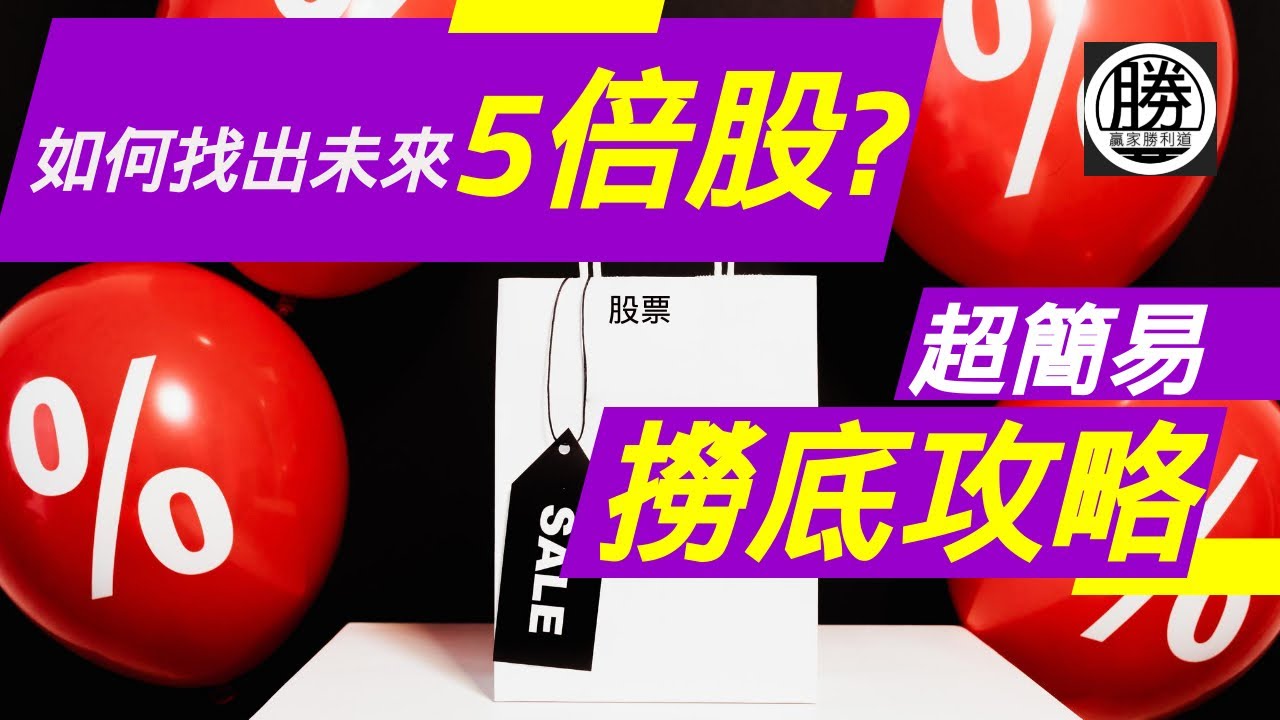 超簡易 股票撈底 攻略 | 如何找出未來5倍股? （附中文字幕)