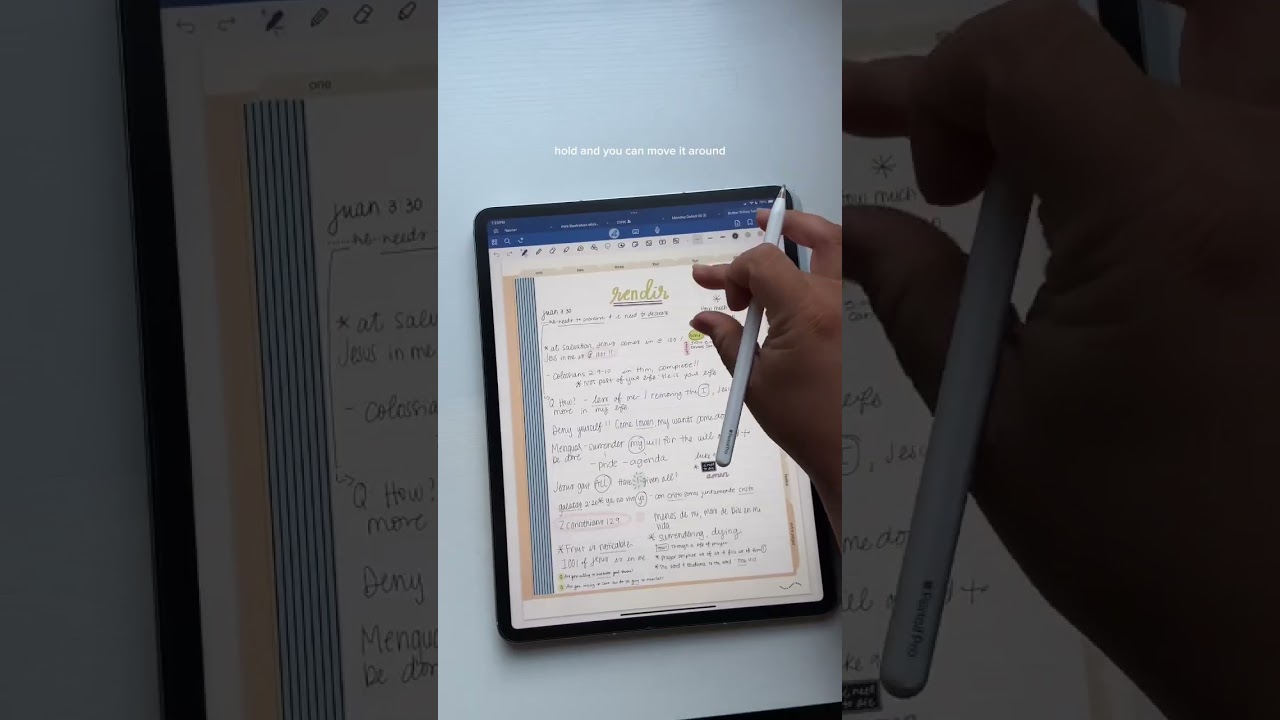How To Use Your Apple Pencil Pro In Goodnotes | iPad | Apple Pencil | Apple | Digital Planning |