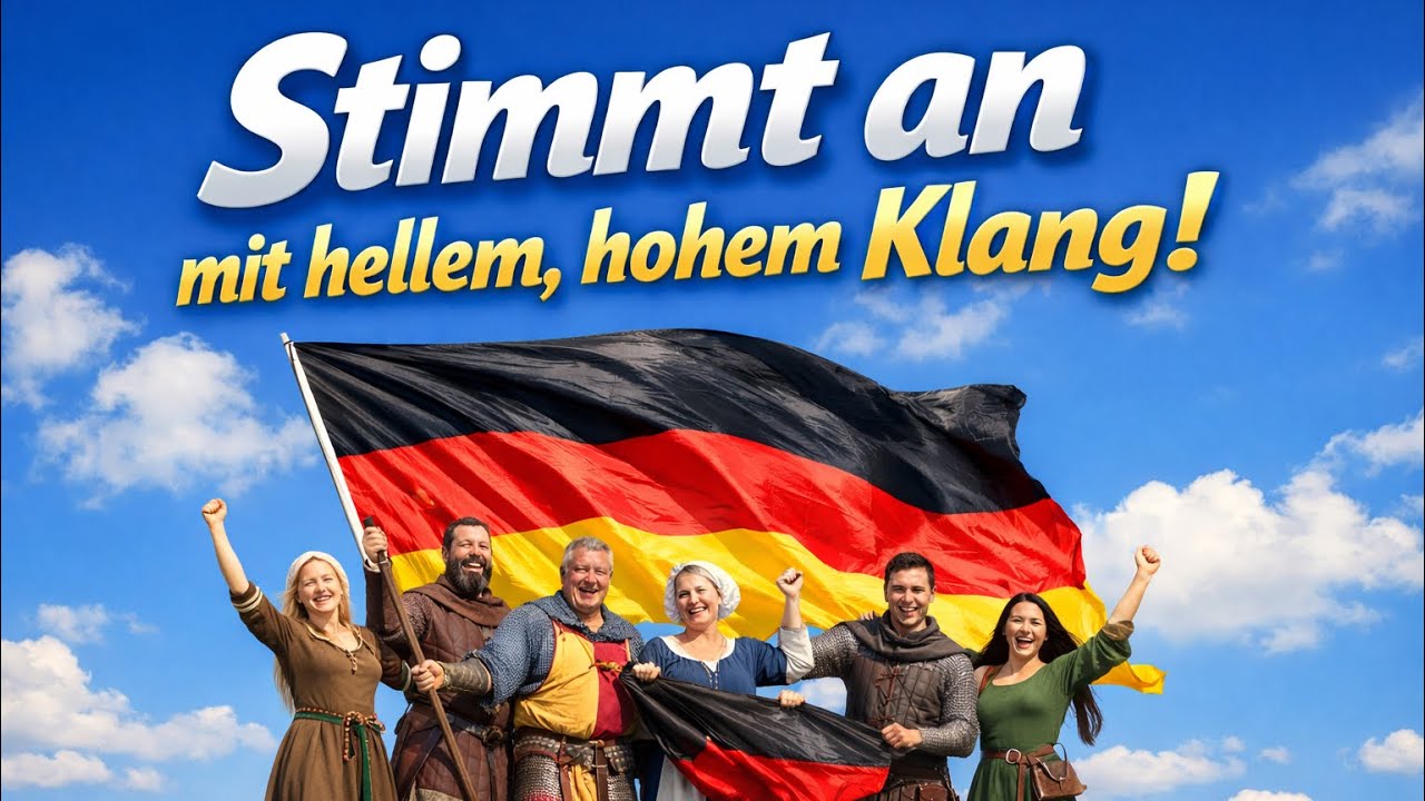 Stimmt an mit hellem, hohen Klang 🇩🇪 | Deutsches Volkslied | Mittelalterliches Chorlied 