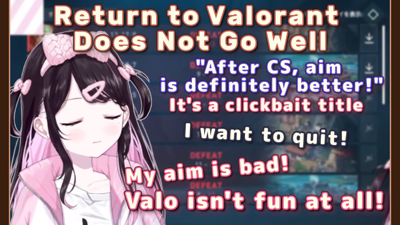 Nazupi Returns to Valorant and Is Sent Into Despair [ VSPO! / Kaga Nazuna ] [ ENG Sub ]