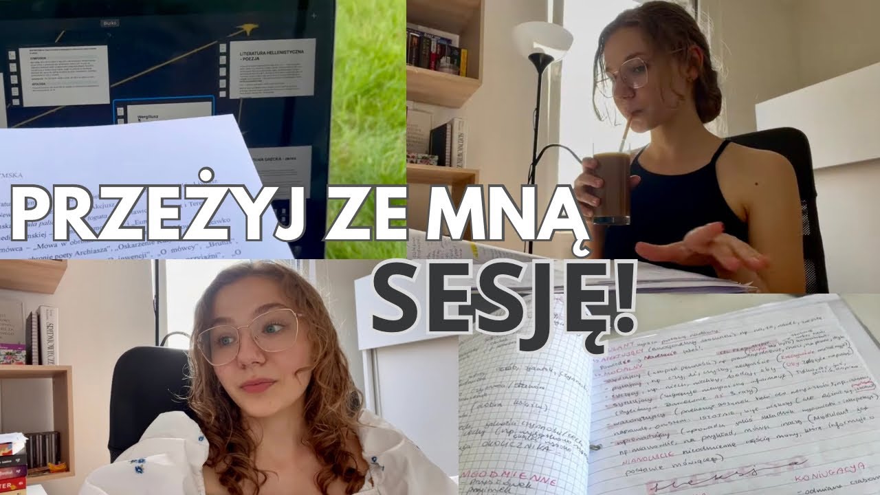 PRÓBUJĘ PRZEŻYĆ SESJĘ #2 📚❤️🎨 - egzaminy, nauka i nagrody ☀️🫶🏻
