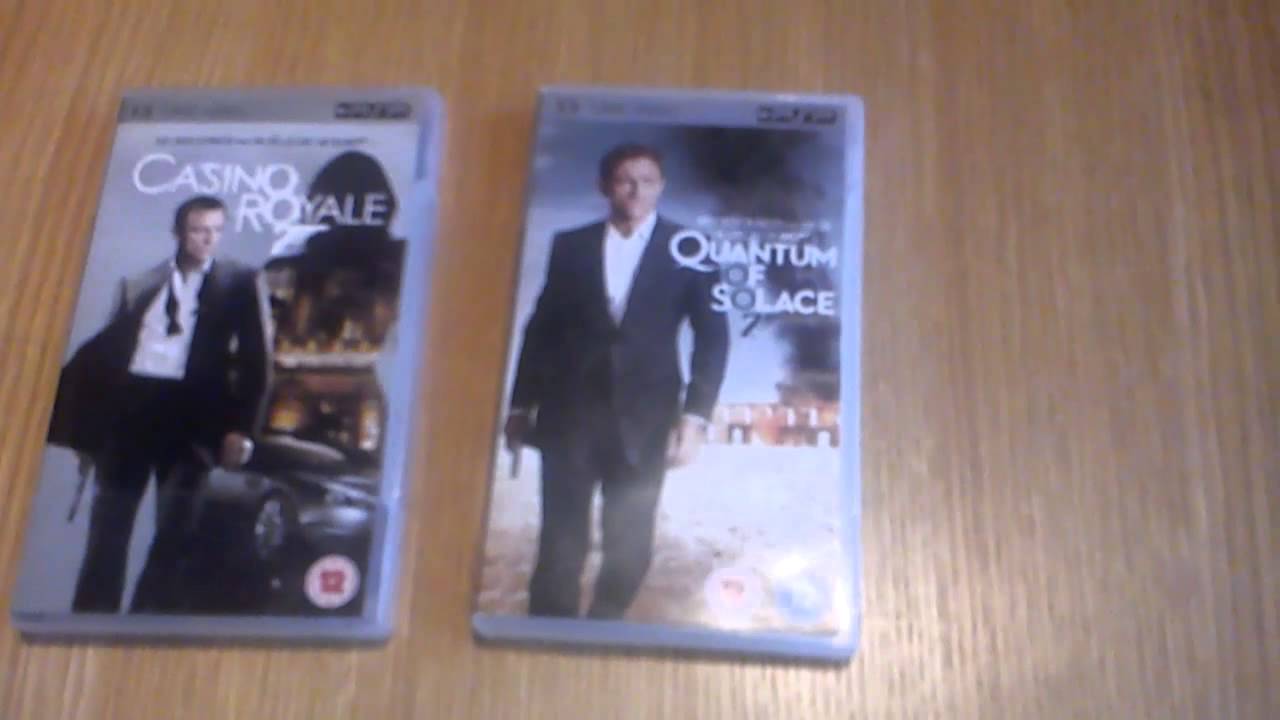 MY PSP UMD MOVIES PT6 BOND.... UMD BOND!!!!