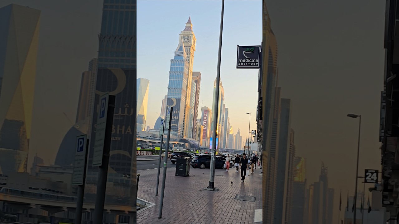 Beautiful Dubai Evening View🇦🇪❤️| #shorts #shortsfeed #beautiful #dubai #evening #view #viralsong