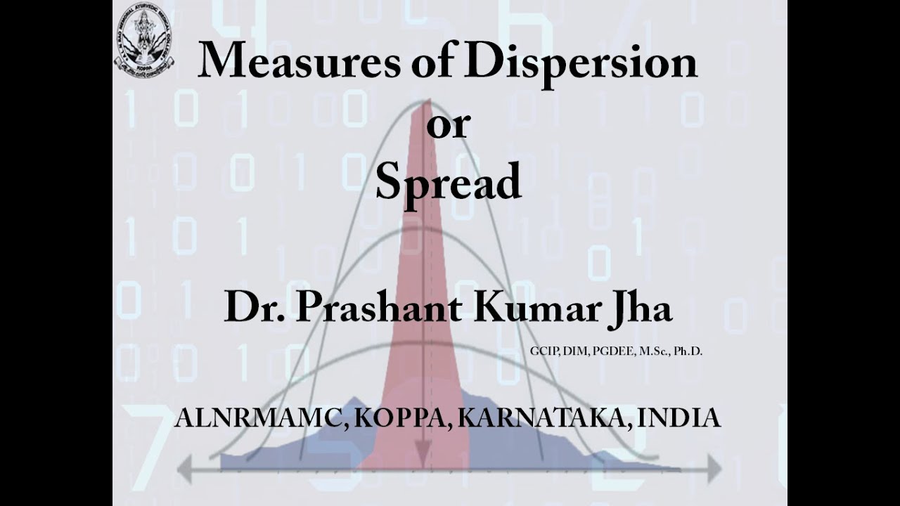 Measure of dispersion