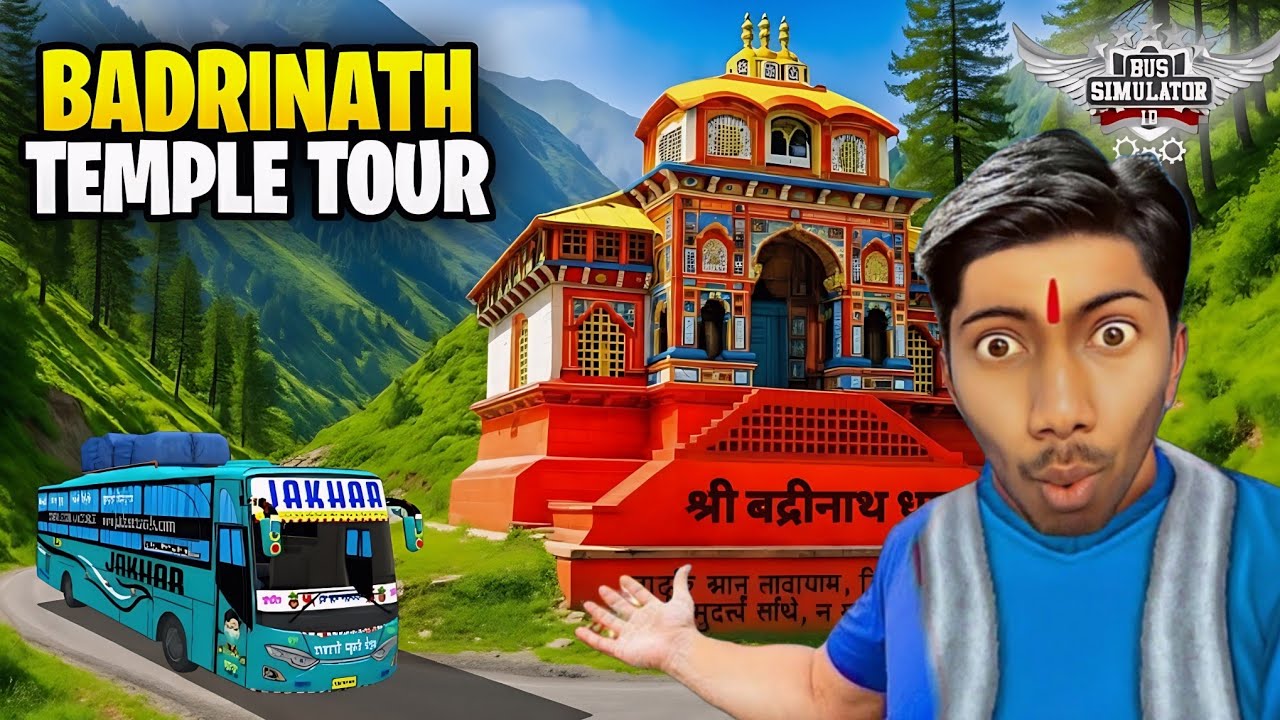 BADRINATH MANDIR TOUR || BUS SIMULATOR INDONESIA 🇮🇩 😱