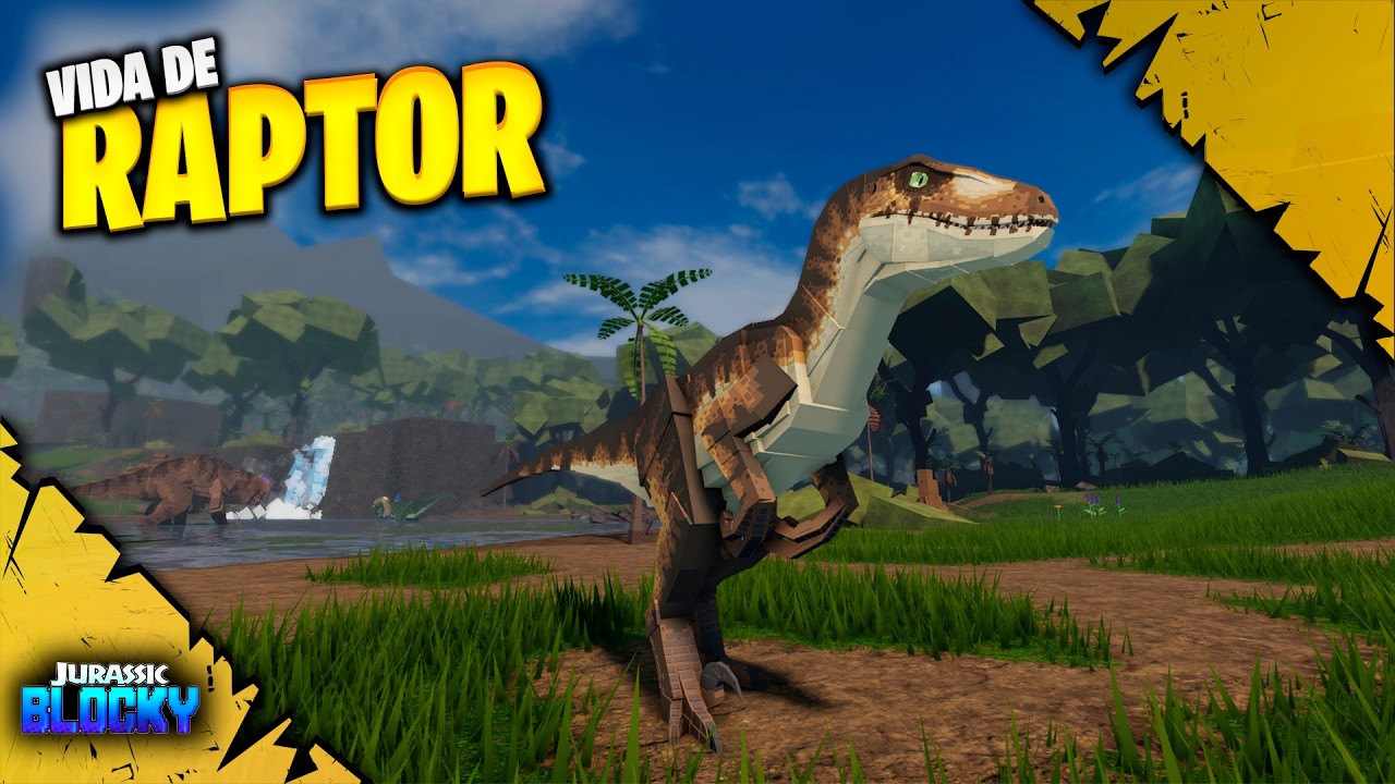 Vida de Raptor no Jurassic Blocky ROBLOX