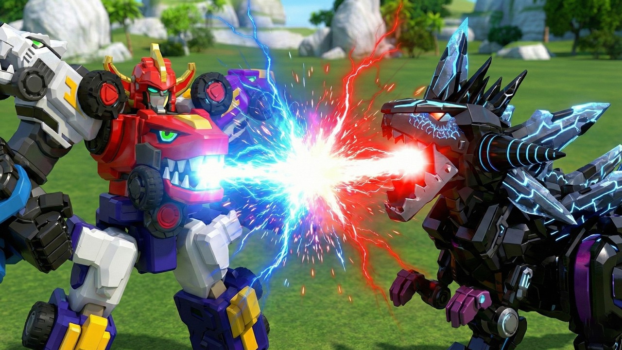 Dino Masters Fights Against Evil Godzilla| Dinocore Full Episode | Superhero Cartoons | 