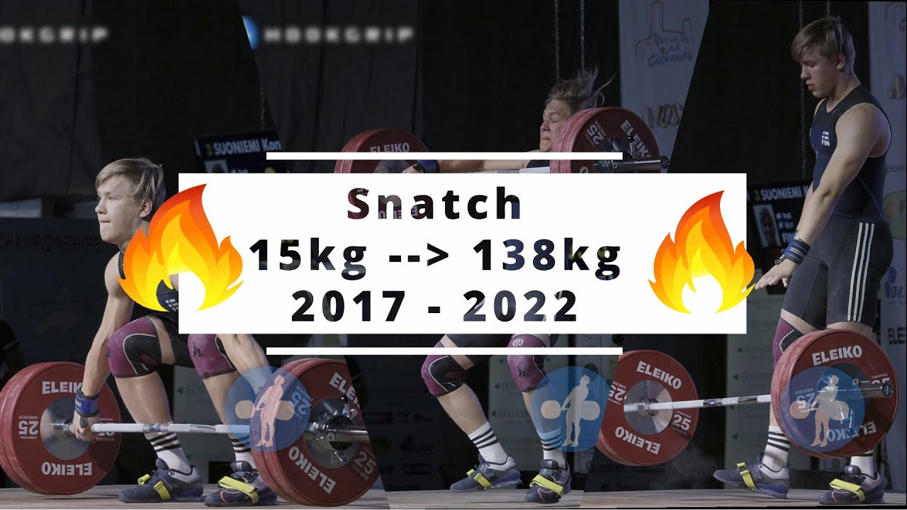 MY 5 YEAR SNATCH PROGRESS | 15KG - 138KG | OLYMPIC WEIGHTLIFTING