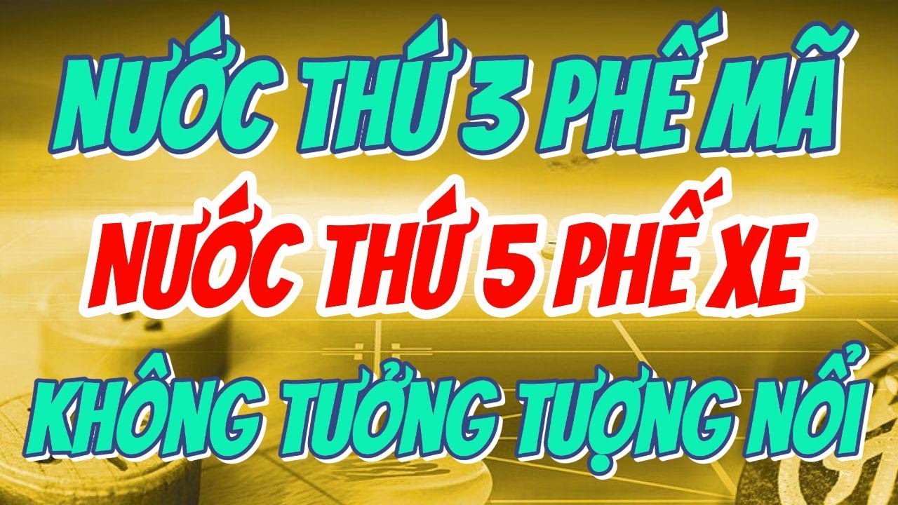 Khai Cuộc Phế ngay 1 Xe 1 Mã KHÔNG AI DÁM CHƠI | Khai Cuộc Giang Hồ