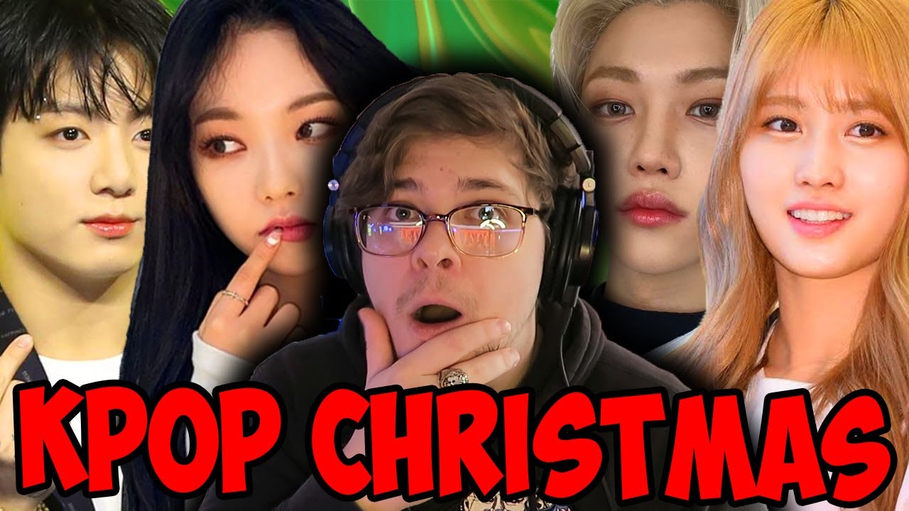 NON KPOP Fan  Reacts to KPOP Christmas Songs - Red Velvet X aespa X TWICE X NCT X Stray Kids X BTS
