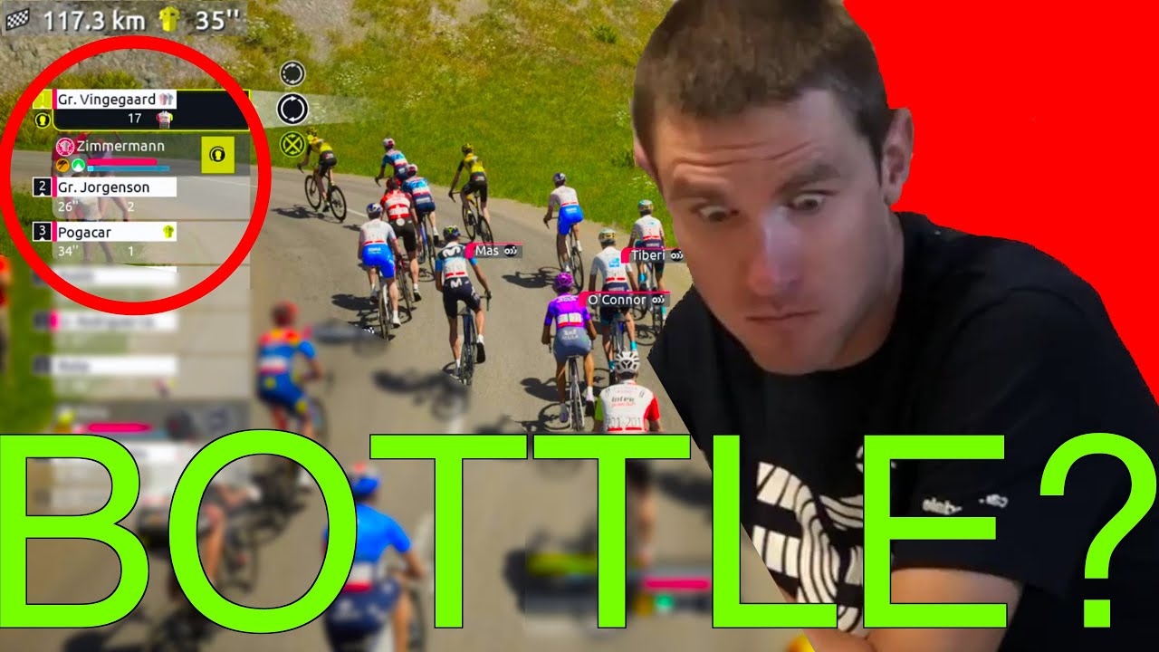 The CRAZIEST Tour De France (game) stage of all time?