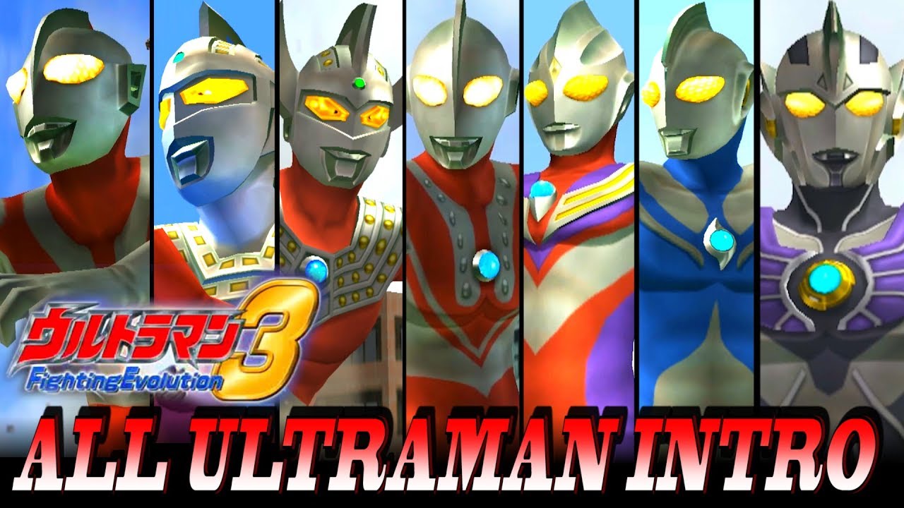 Ultraman FE3 - All Ultraman Intro ( 1080p HD 60fps )