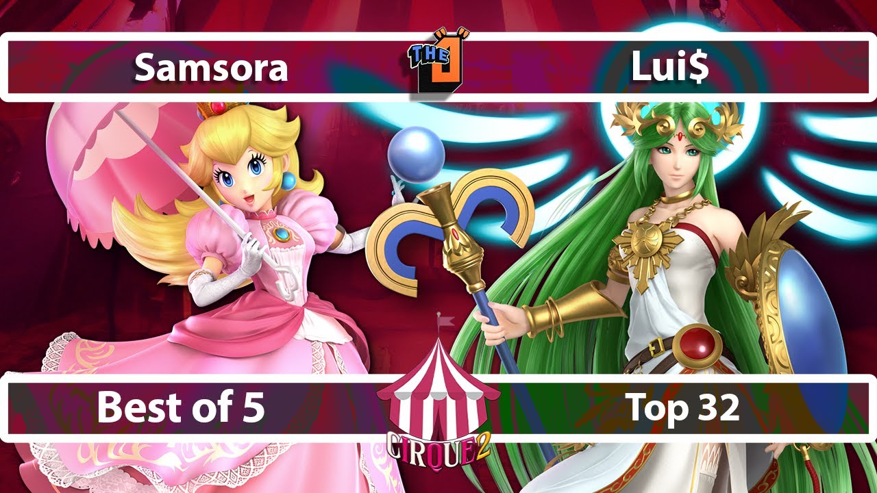 Samsora (Peach) vs Lui$ (Palutena) - Cirque 2 Smash Ultimate - Top 32 Losers R1