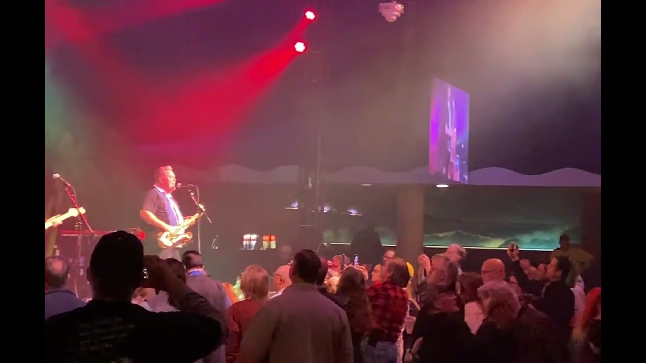 John Mueller sings Oh Boy as Buddy Holly during the Surf Ballroom Winter Dance Party 2/2/26