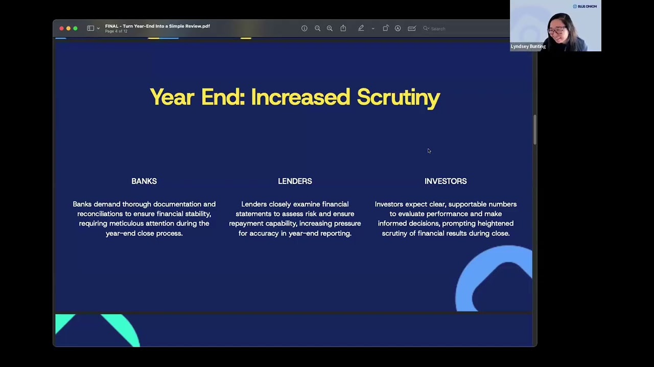 On-demand recording: Year-end close process planning and checklist virtual session