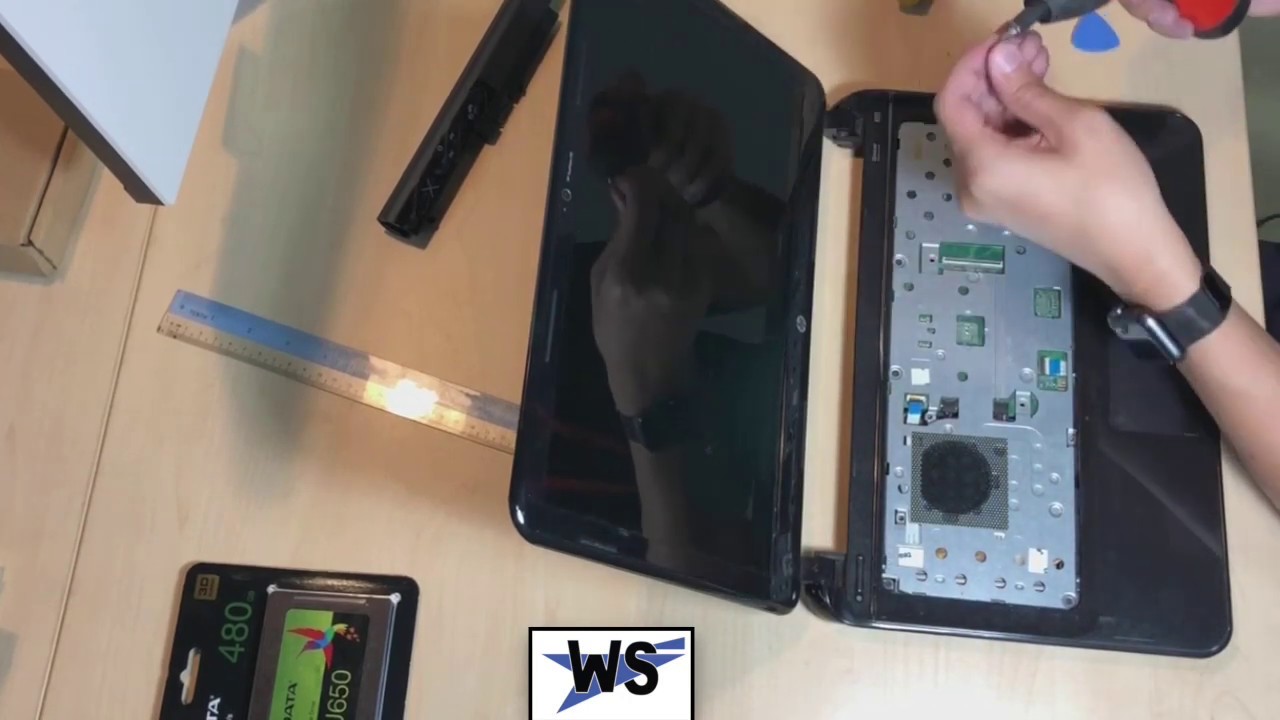 how to change hp pavilion 14 laptop harddisk to SSD