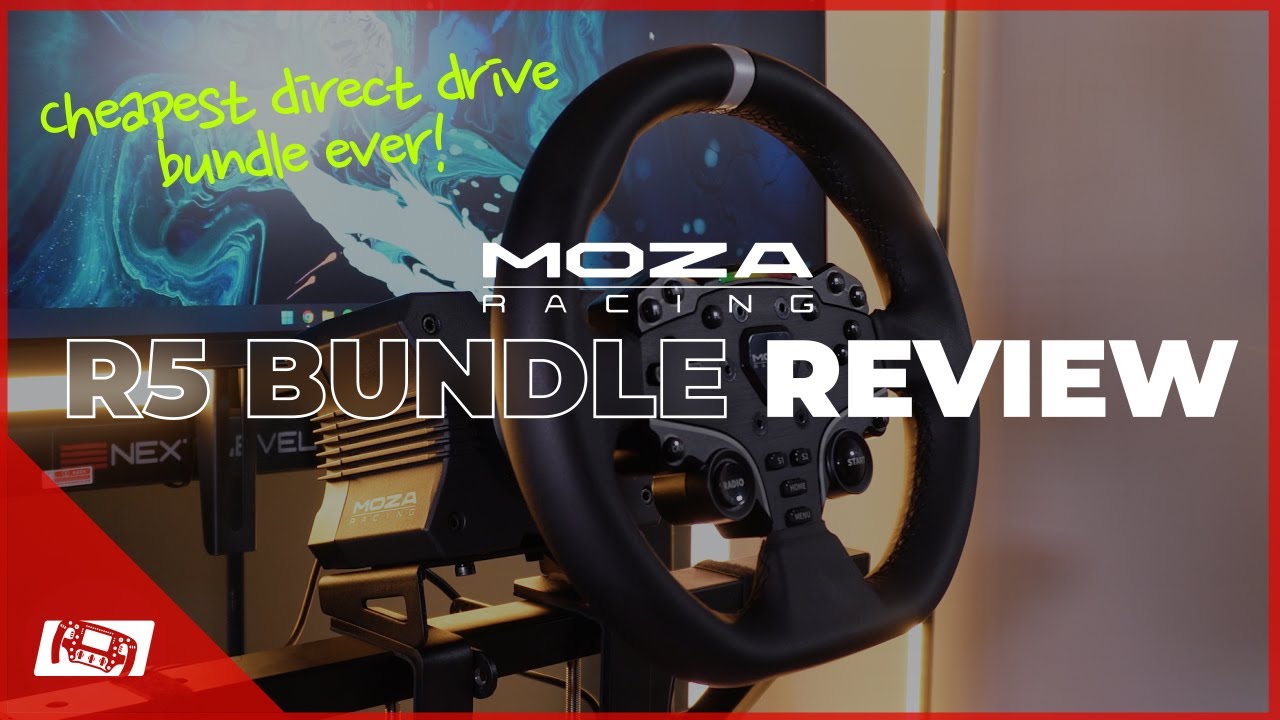 MOZA R5 Bundle Review - Brand New Direct Drive Wheel!