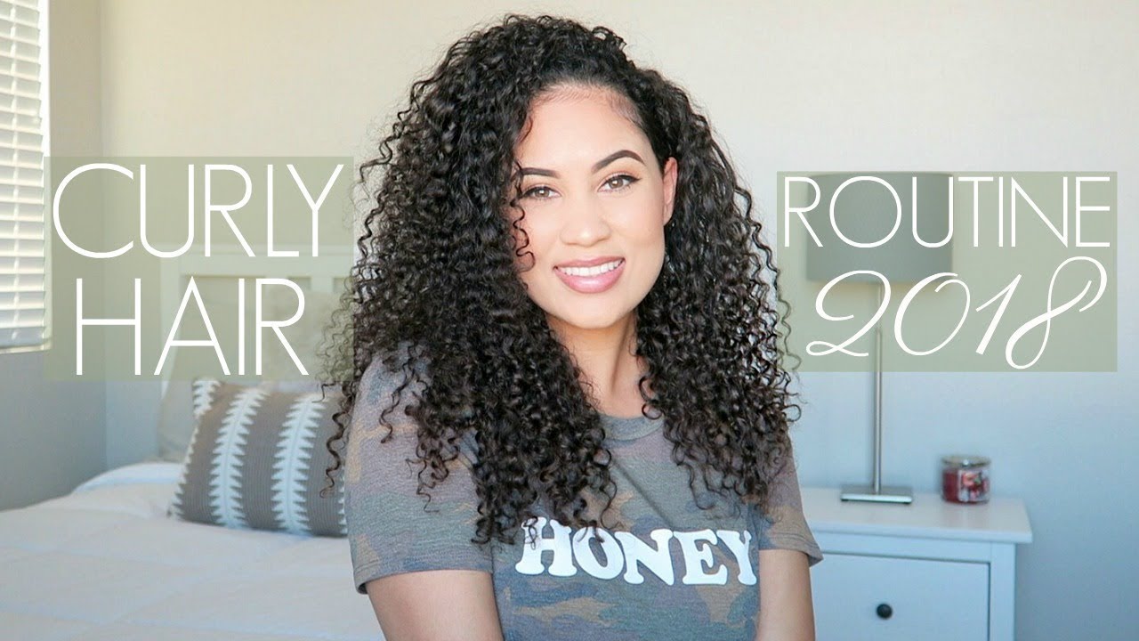CURLY HAIR ROUTINE 2018