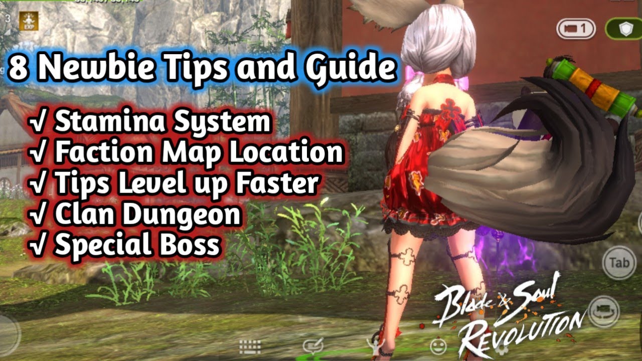 8 Tips and Guide for Newbie - Blade and Soul Revolution