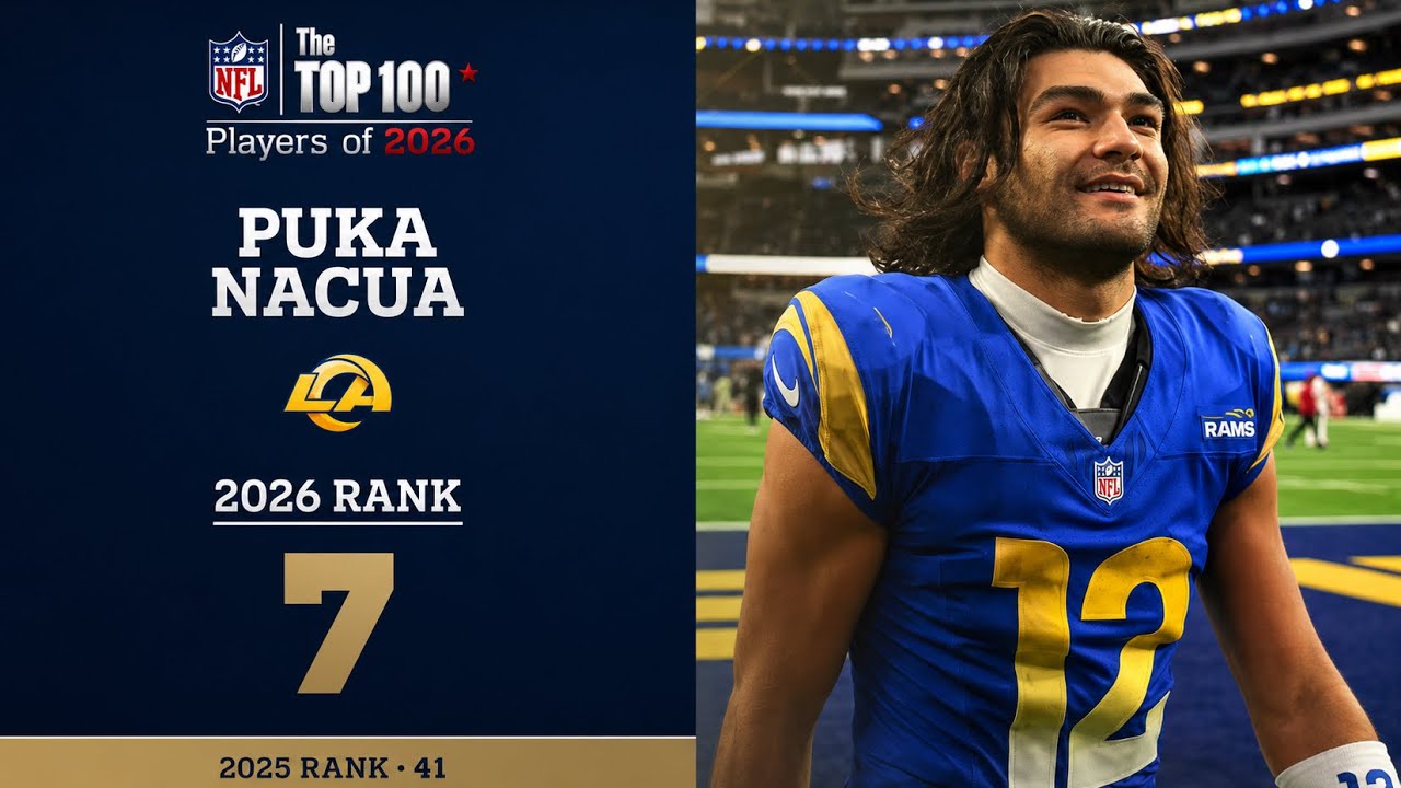 :7 Puka Nacua (WR, Rams) | Top 100 Players of 2026