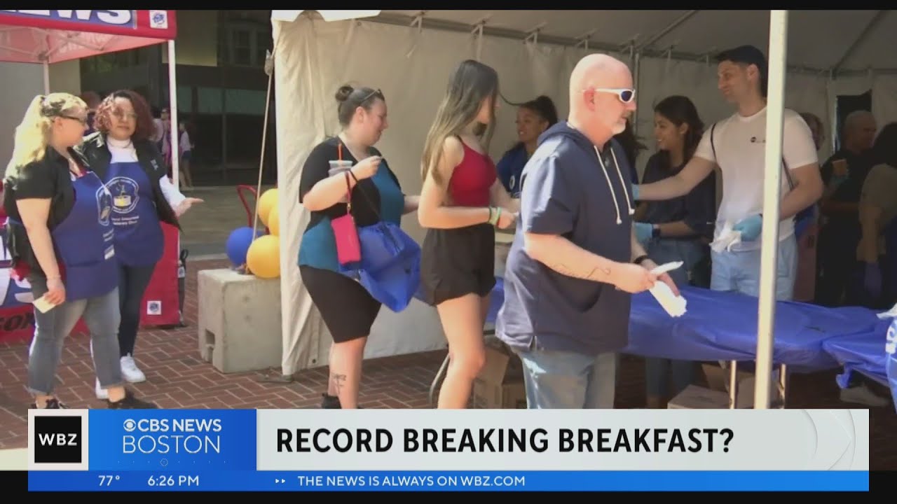 Thousands turns out for 'World's Largest Pancake Breakfast' in Springfield