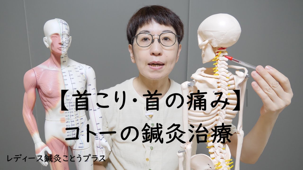 【首こり・首の痛み】コトーの鍼灸治療～こりかたまった首の後ろ・横・前の筋肉を丁寧にほぐす